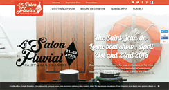 Desktop Screenshot of le-salon-fluvial.fr