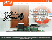 Tablet Screenshot of le-salon-fluvial.fr